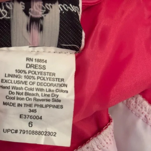 Rare Editions Vibrant Pink And Green Floral Dress Size 6 - Picture 15 of 15